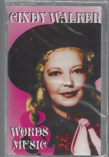 CINDY WALKER Words & Music Cassette Tape - Vintage Sony Audio Recording - Perfect for Collectors, Music Lovers & Retro Enthusiasts