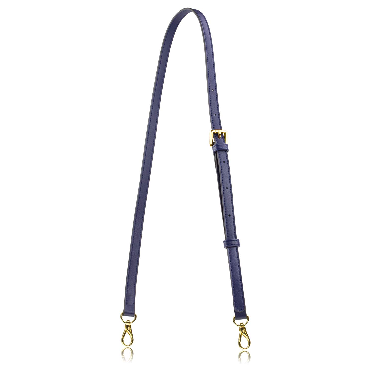 Allzedream Genuine Leather Purse Strap Replacement - Adjustable Crossbody Handbag Strap for Women (Brown/Black) - Perfect for Everyday Use, Travel & Fashion Accessories