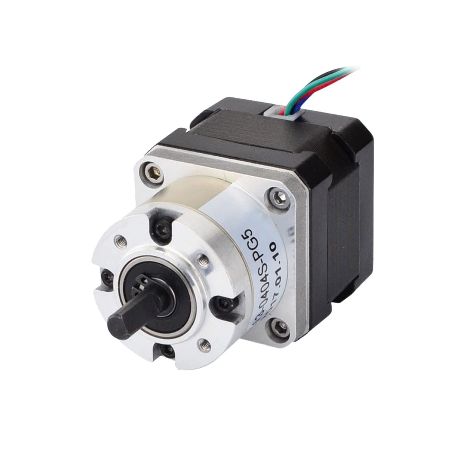 DOLUNTO Nema 17 Stepper Motor with 5:1 Planetary Gearbox - 0.4A, 17HS13-0404S-PG5 for CNC, Robotics & 3D Printing | High Precision Motion Control for DIY Projects and Industrial Automation