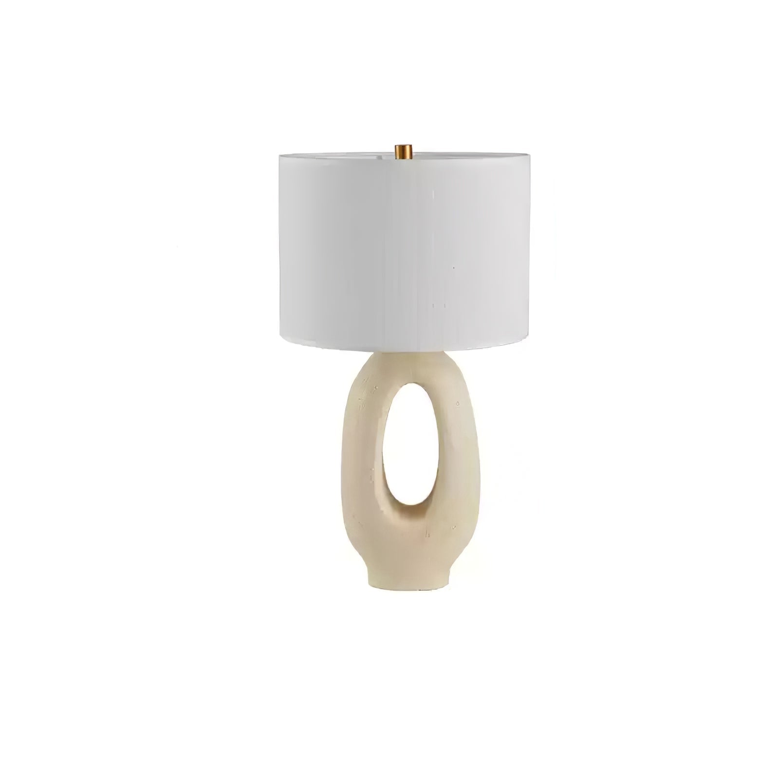 Beige & White Lampshade