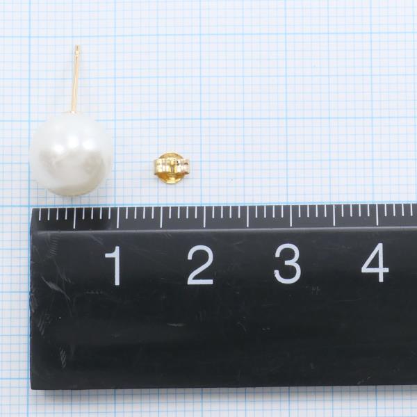 18K Yellow Gold Pearl Earrings for Women - Elegant Freshwater Pearl Stud Earrings, Hypoallergenic Jewelry Gift for Wedding, Anniversary & Special Occasions