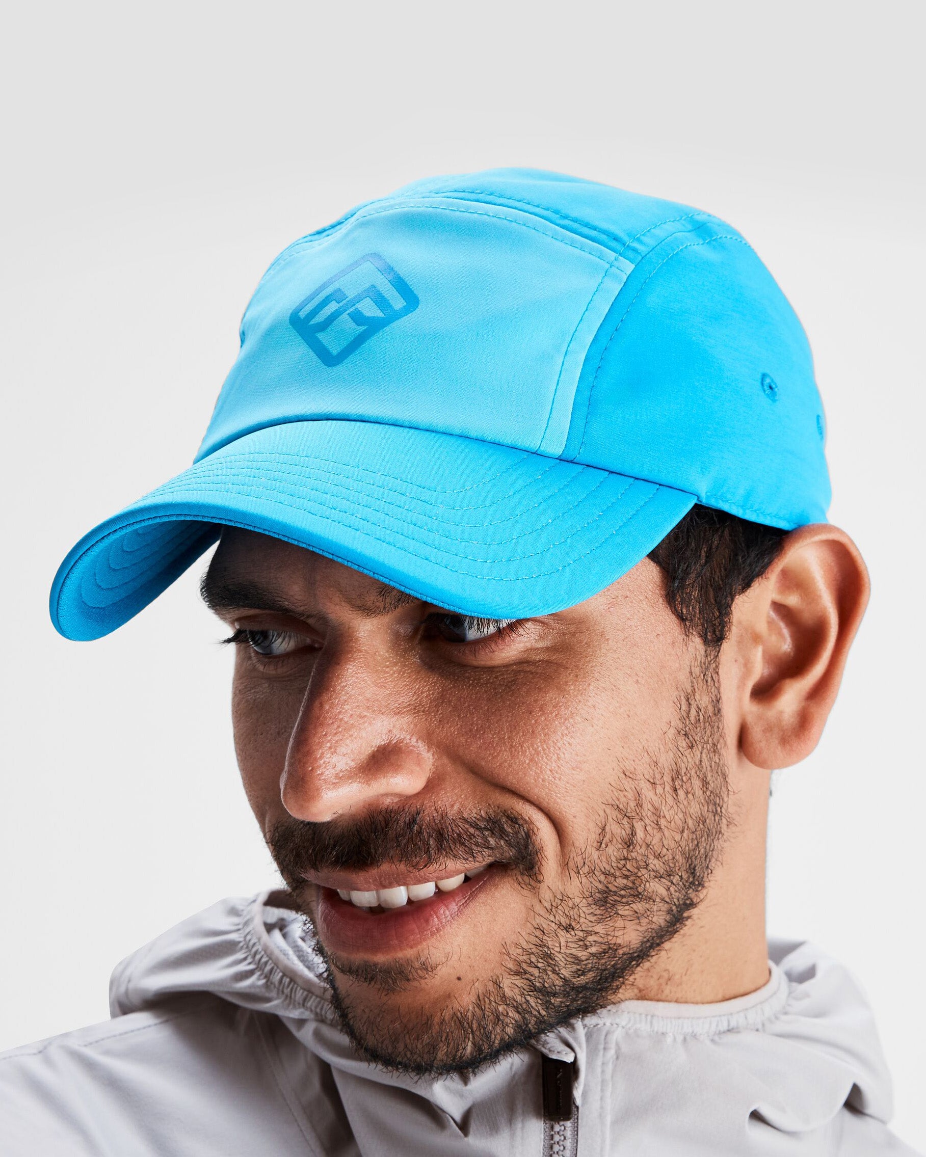 AD 5 Panel Cap for Men & Women - Lightweight Breathable Baseball Hat in Sea Blue - Perfect for Outdoor Sports, Running, Hiking & Casual Wear