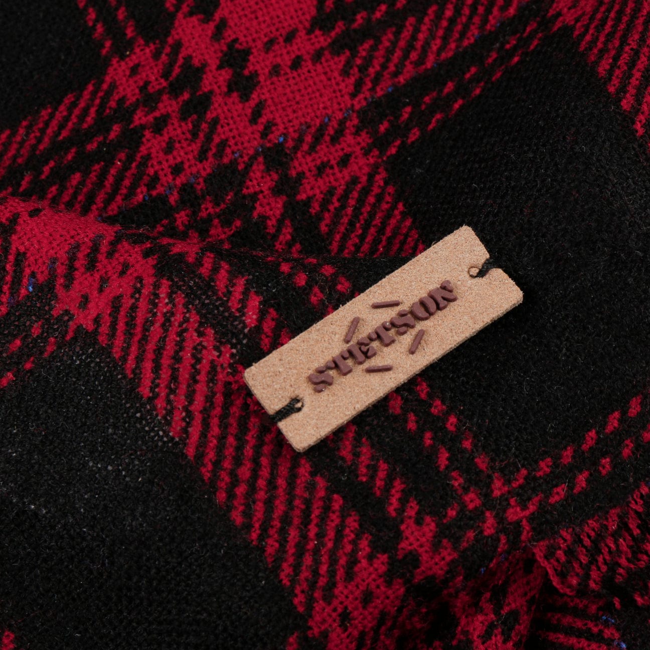 Stetson Shadow Plaid Scarf - Soft Wool Winter Wrap for Men & Women | Perfect for Cold Weather, Outdoor Activities & Fashion Accessories