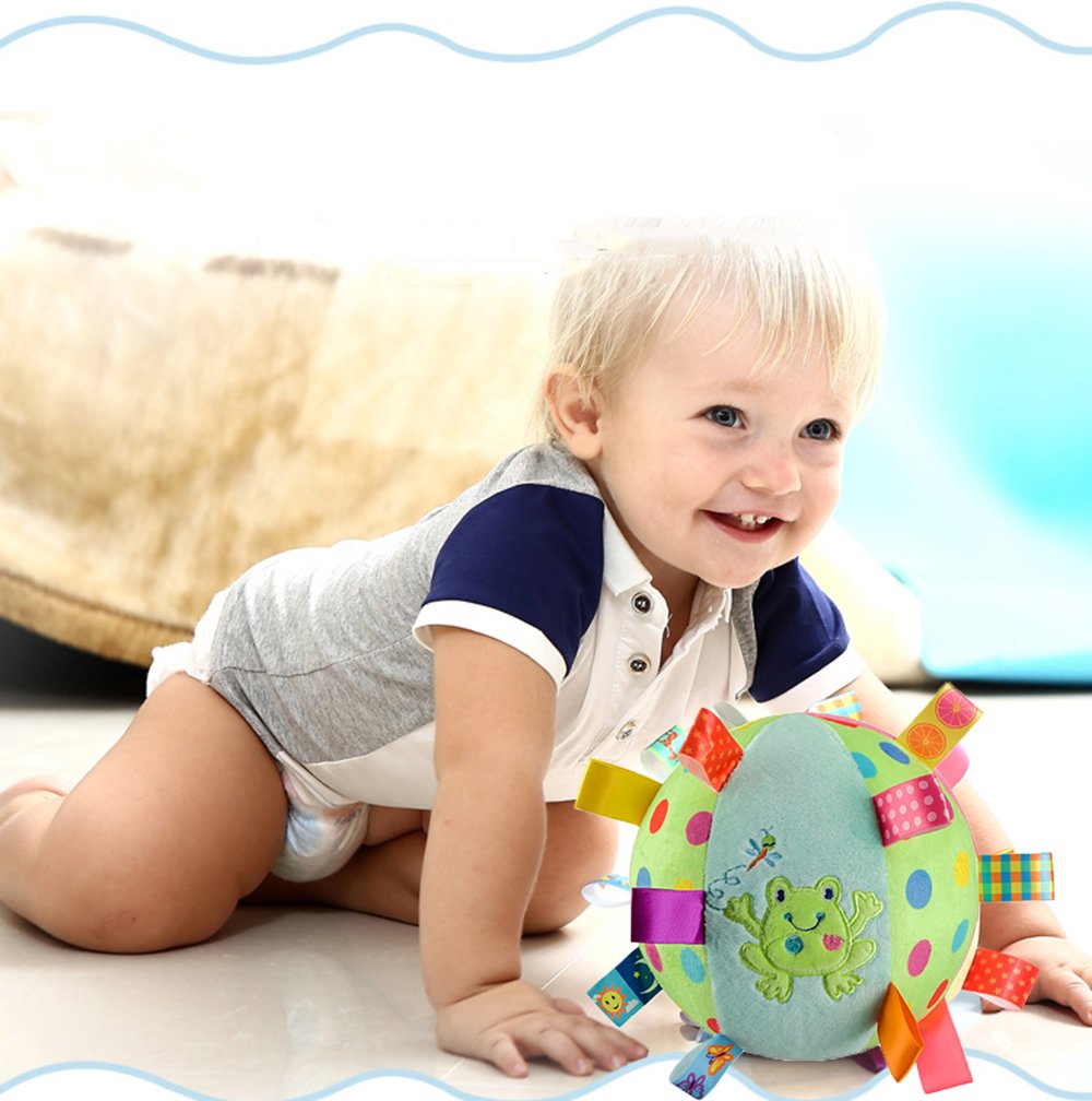 6 Inch Plush Stuffed Animal Multi-Sensory Toy for Kids & Adults - Soft Stress Relief, Anxiety Soother & Calming Fidget Toy - Perfect for Bedtime, Relaxation, ADHD & Autism Therapy - Calm Down Companion Peaceful Ball