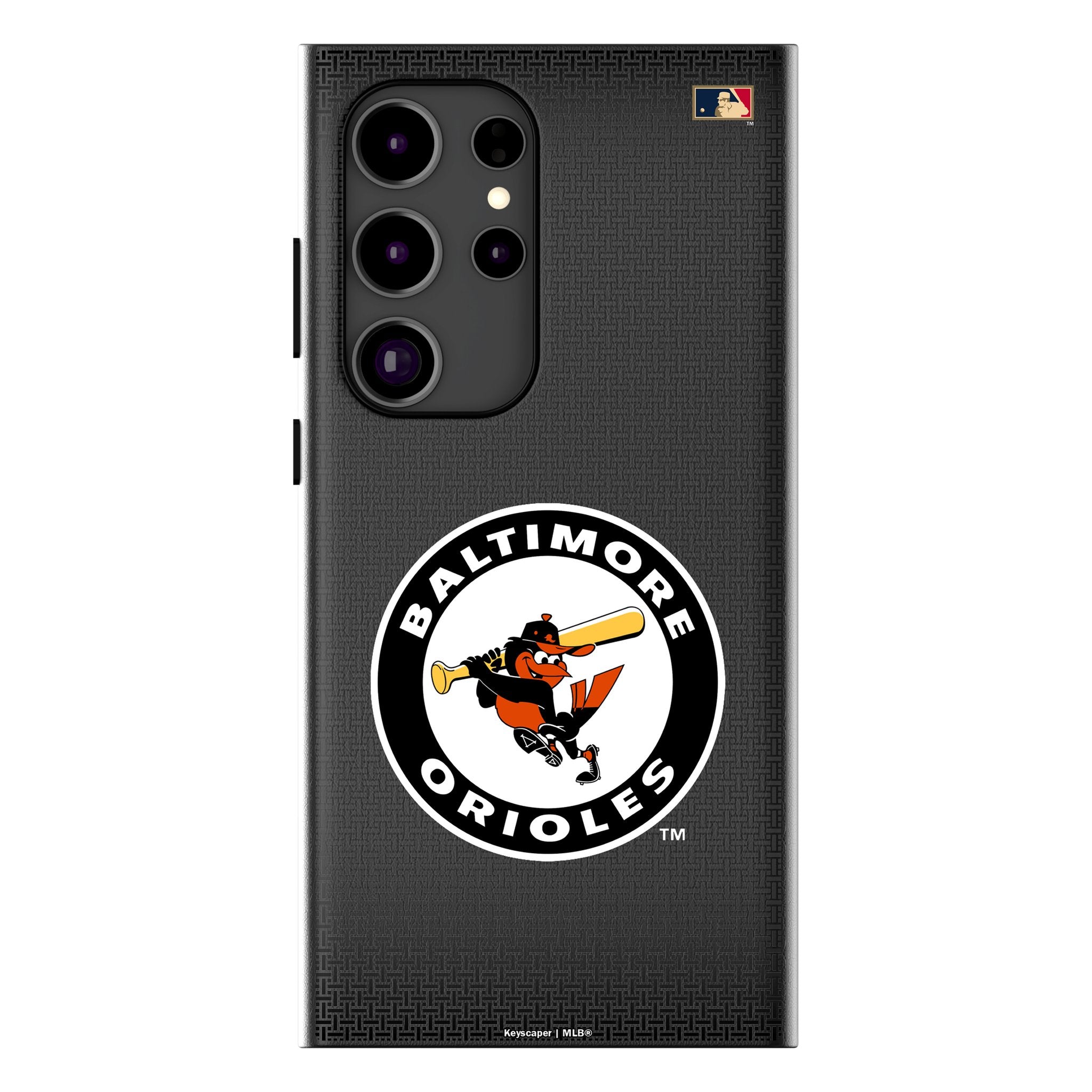 1966-1969 Baltimore Orioles Cooperstown Collection Linen MagSafe Compatible Phone Case for Samsung Galaxy - Perfect for Baseball Fans & Vintage Sports Collectors