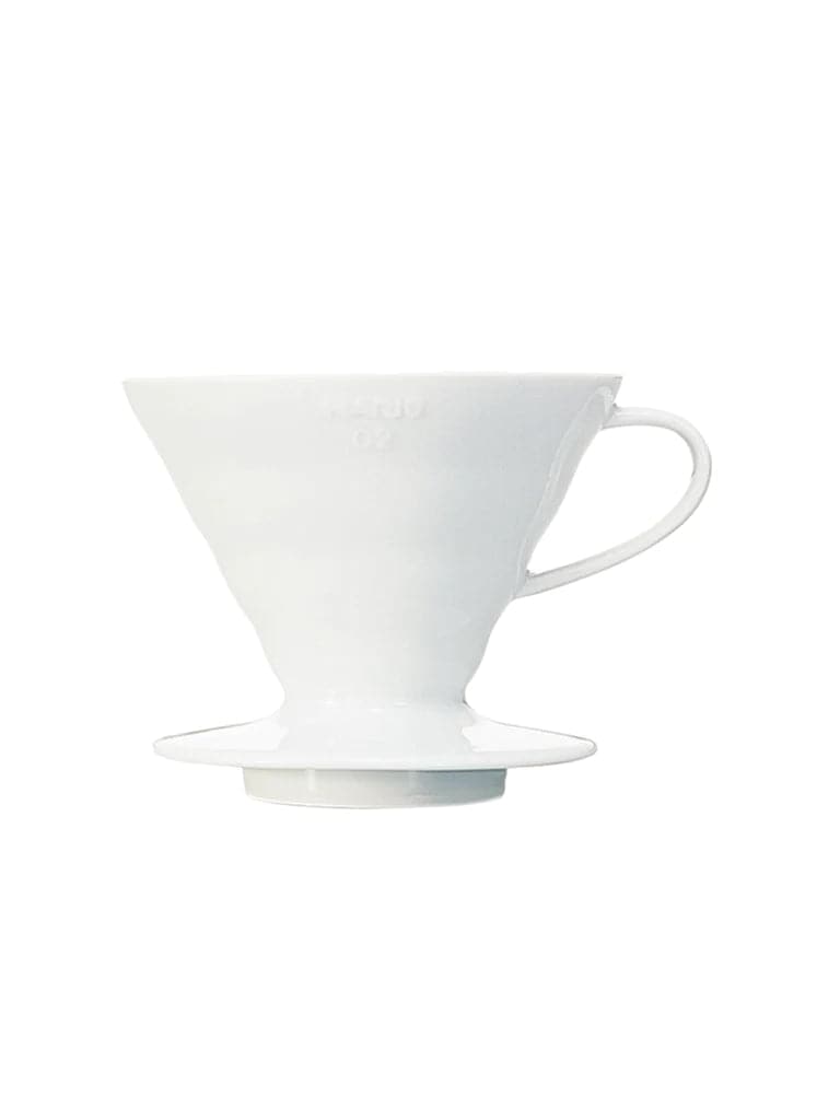 Hario V60 02 Ceramic Coffee Dripper - Premium Pour Over Coffee Maker for Home & Office Brewing | Ideal for Specialty Coffee Lovers & Baristas