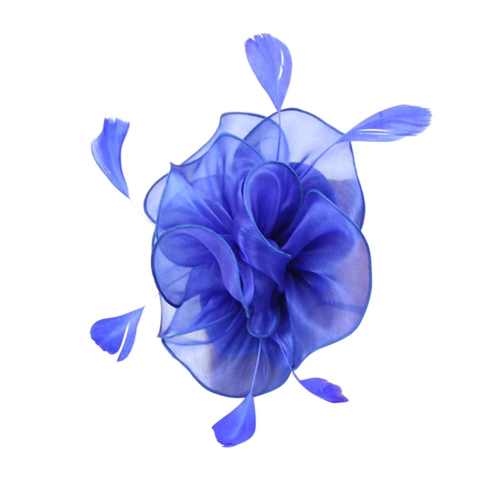 Elegant Women's Floral Feather Hair Clip Headband - Perfect for Weddings, Cocktail Parties, Tea Parties & Special Occasions