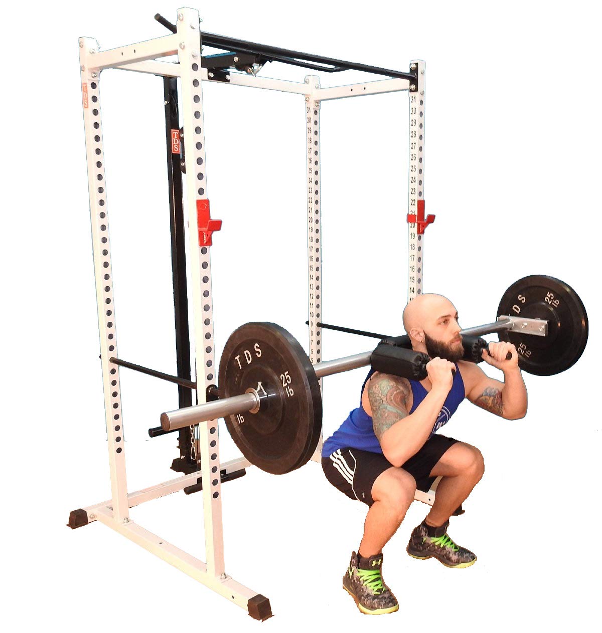 Best Safety Squat Bar for Powerlifting - 600lb Weight Capacity | Heavy Duty Squat Rack Accessory for Home & Commercial Gyms
