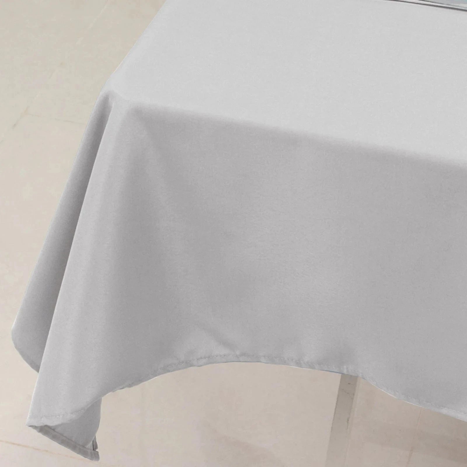 54x54 Inch Premium Square Polyester Tablecloth - Wrinkle & Stain Resistant - Perfect for Dining Tables, Parties, Weddings & Events