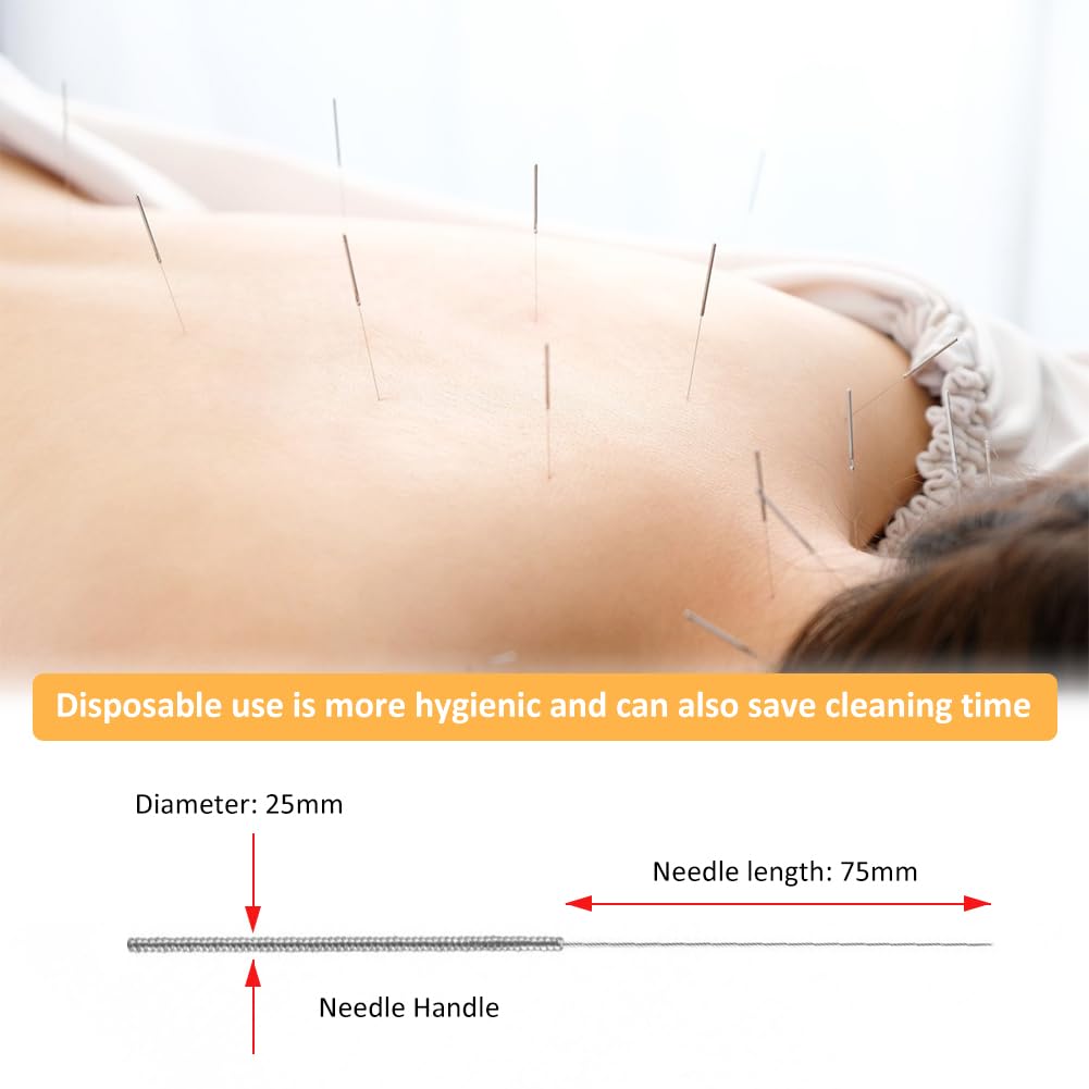 Disposable Sterile Acupuncture Needles for Pain Relief - Professional Massage & Beauty Therapy Needles - Perfect for Dialysis, Pain Management & Relaxation Therapy