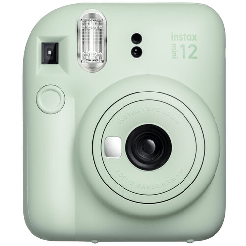 FUJIFILM INSTAX MINI 12 Instant Camera with Film - Mint Green | Perfect for Parties, Travel & DIY Photo Albums