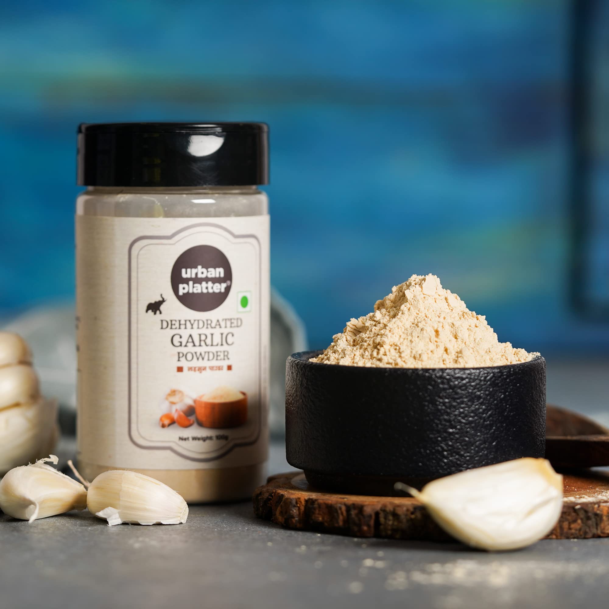 Urban Platter Dehydrated Garlic Powder, 100g - All Natural, Additive-Free, Ready to Use | Instant Garlic Flavor for Cooking, Baking & Seasoning | Premium Lehsun Powder for Soups, Sauces & Marinades