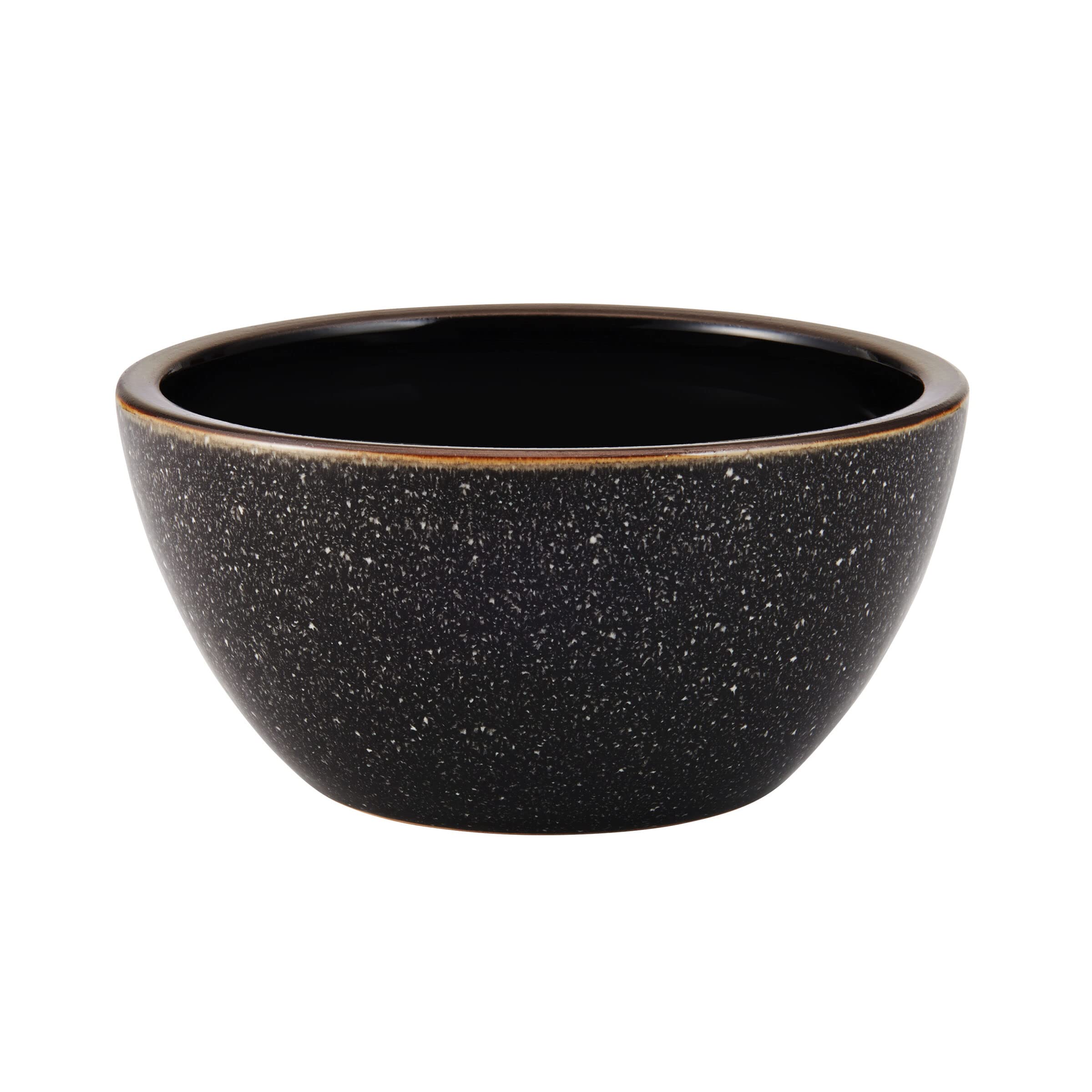 Mikasa Barrett 16-Piece Dinnerware Set - Service for 4 - Elegant Black Tableware for Everyday Dining & Entertaining
