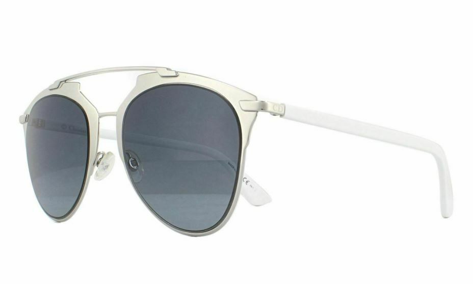 Christian Dior REFLECTED/S 085L HD Palladium Sunglasses - White & Gray Gradient Lens - Luxury Designer Shades for Women & Men - Perfect for Beach, Driving & Fashion Outfits