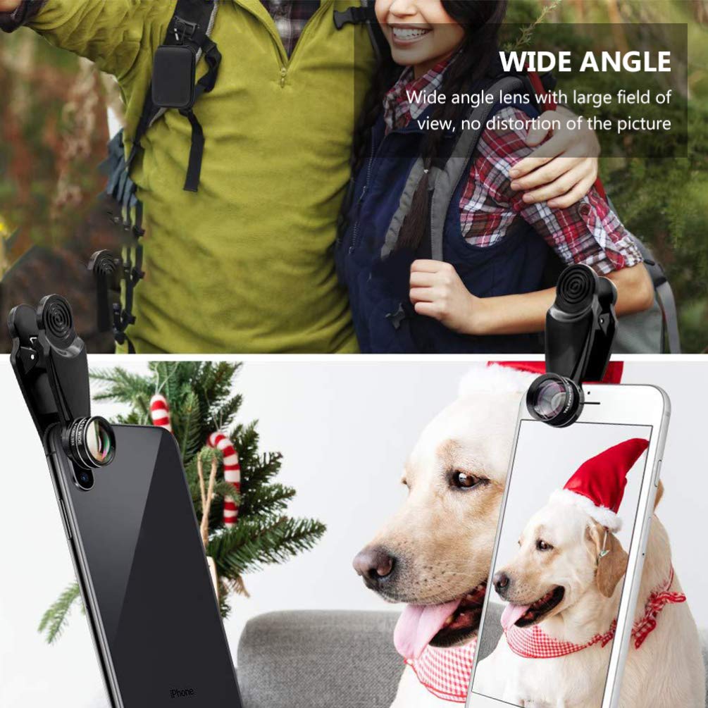 10-in-1 Universal Phone Camera Lens Kit - Wide Angle, Macro, Fisheye, Zoom & More - Premium Aluminum Alloy Mobile Photography Lens Set for iPhone & Android - Perfect for Travel, Vlogging & Creative Photography