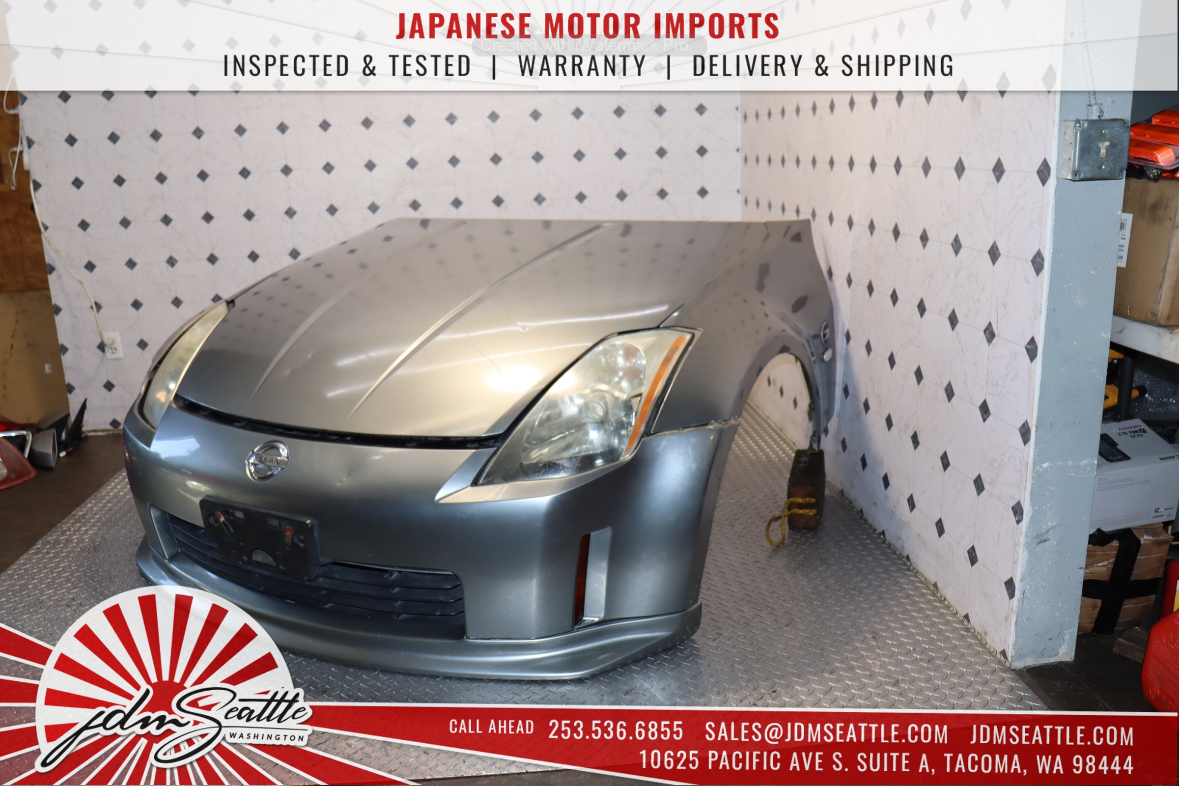 JDM 03-05 Nissan 350Z Z33 Front End Conversion Nose Cut Clip - Upgrade Your Nissan 350Z Front Bumper for a Sleek JDM Look | Perfect for Car Enthusiasts & Custom Builds
