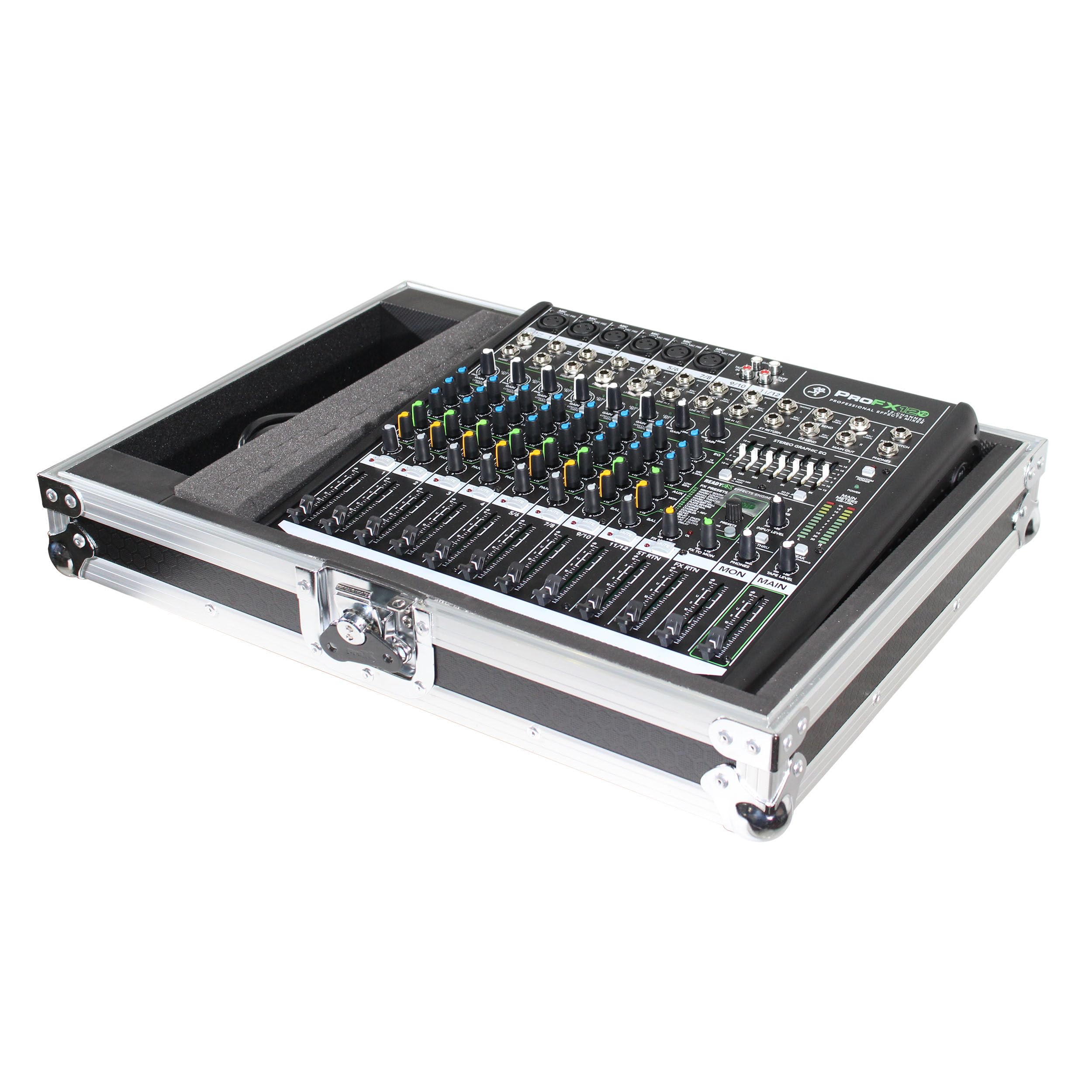 ProX XS-UMIX1417 Universal Flight Case with Customizable Foam for 14x17 Mixers - Perfect for DJ Equipment, Music Studio & Live Sound Protection