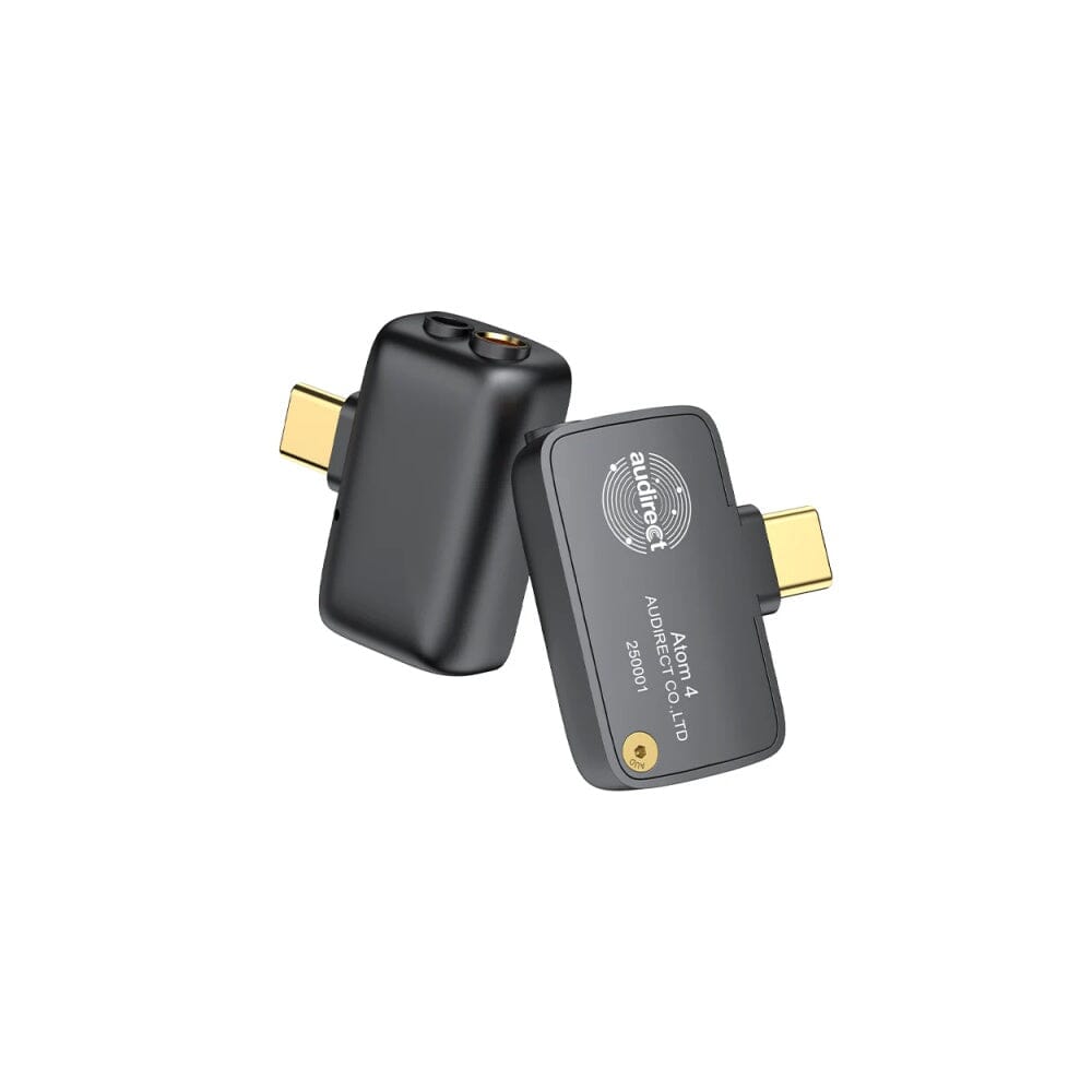 Audirect Atom4 ESS9281AC Pro Portable USB DAC & AMP - High-Resolution Audio Converter for Smartphones, Laptops - Perfect for Music Lovers, Gamers & Audiophiles