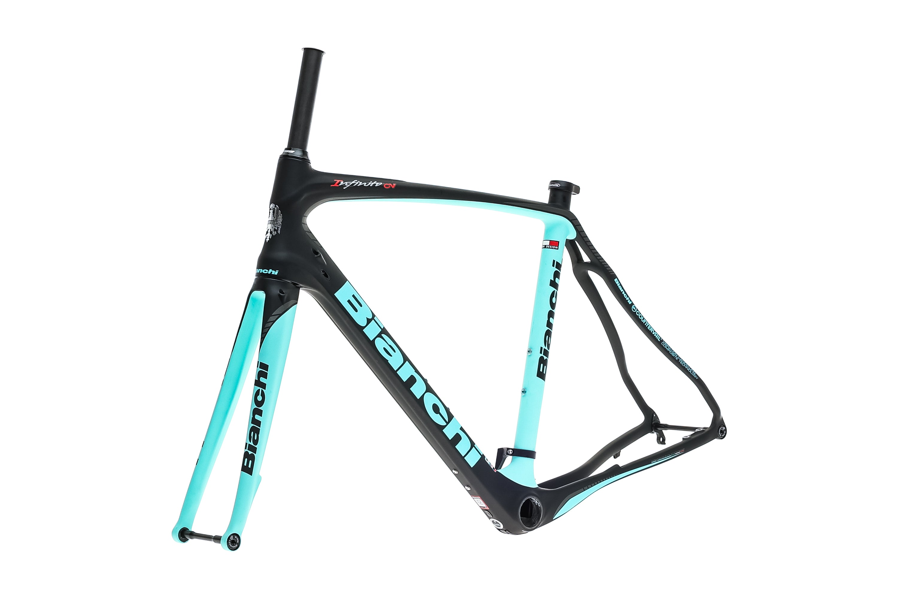 Bianchi Infinito CV Disc 55cm Road Bike Frameset 2018 - Lightweight Carbon Fiber Frame for Endurance Cycling & Racing
