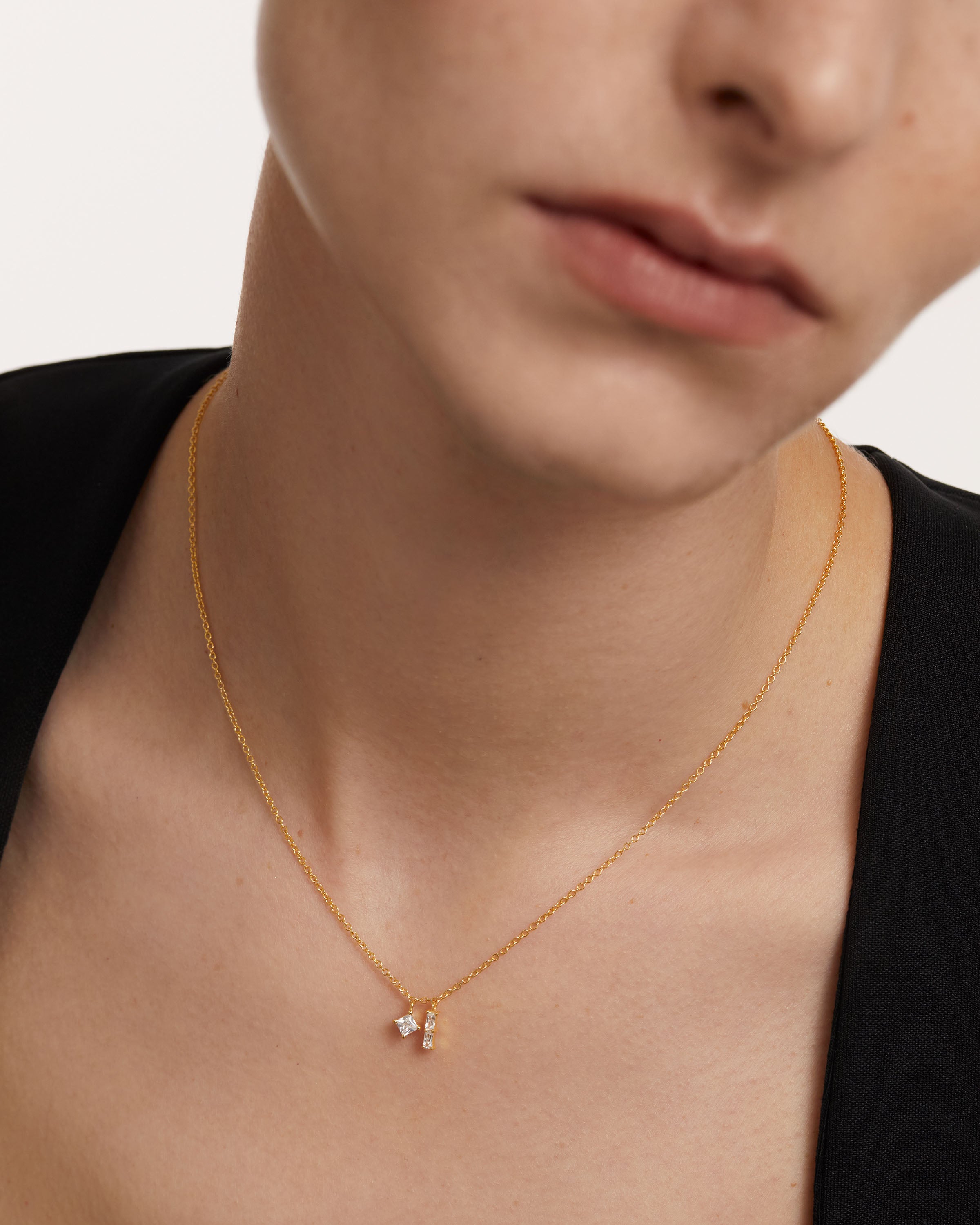 Isla Gold Necklace for Women - 14K Solid Gold Pendant Necklace, Dainty Minimalist Jewelry Gift for Her - Perfect for Everyday Wear, Date Nights & Special Occasions