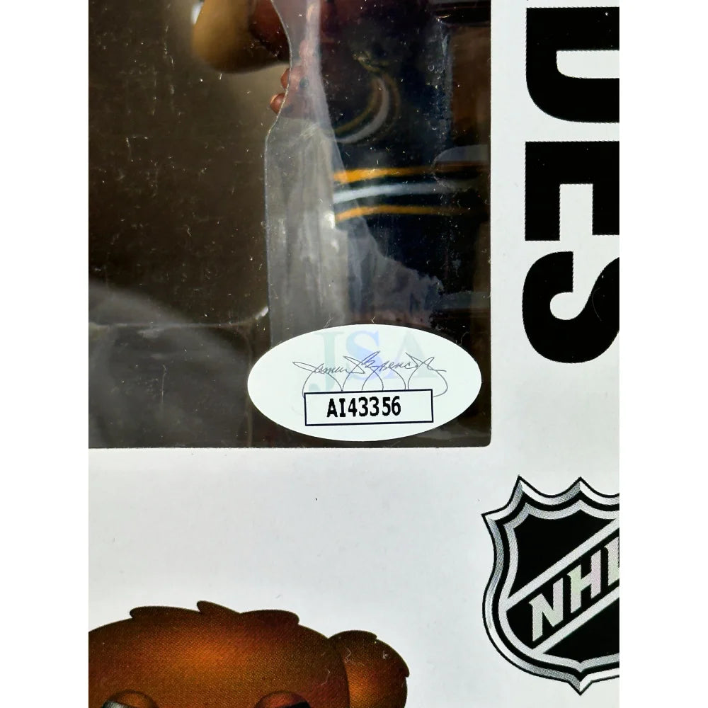 Linus Ullmark Autographed Funko Pop #04 Boston Bruins Hockey Player Signed with JSA COA - Perfect for NHL Collectors, Bruins Fans, and Sports Memorabilia Displays