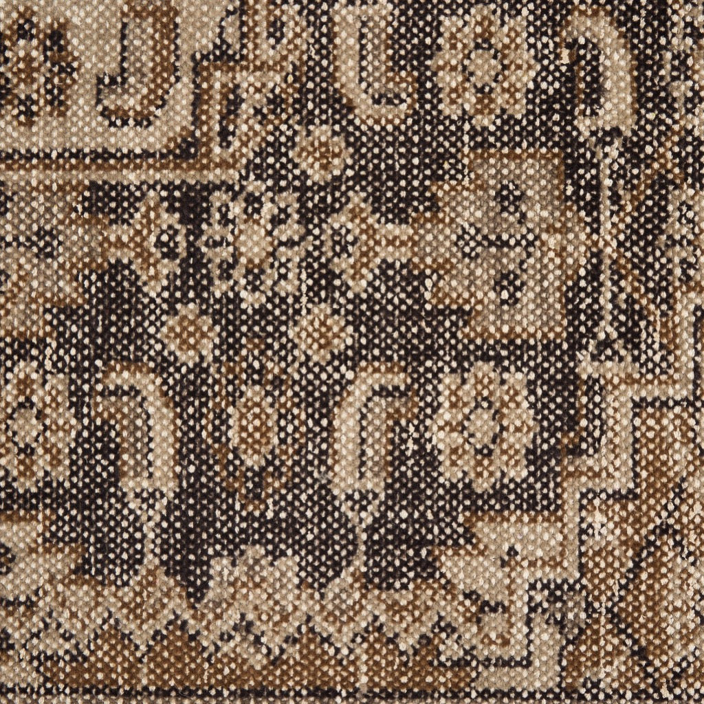 Hand Knotted Prato Espresso Area Rug - Premium Wool Living Room Carpet for Home Decor & Cozy Comfort