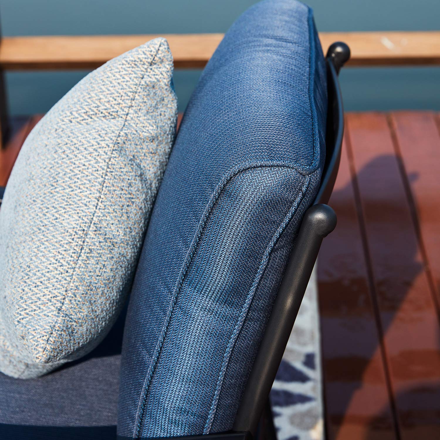 Modern Outdoor Rocking Sofa Chairs Set of 2 with 5.1