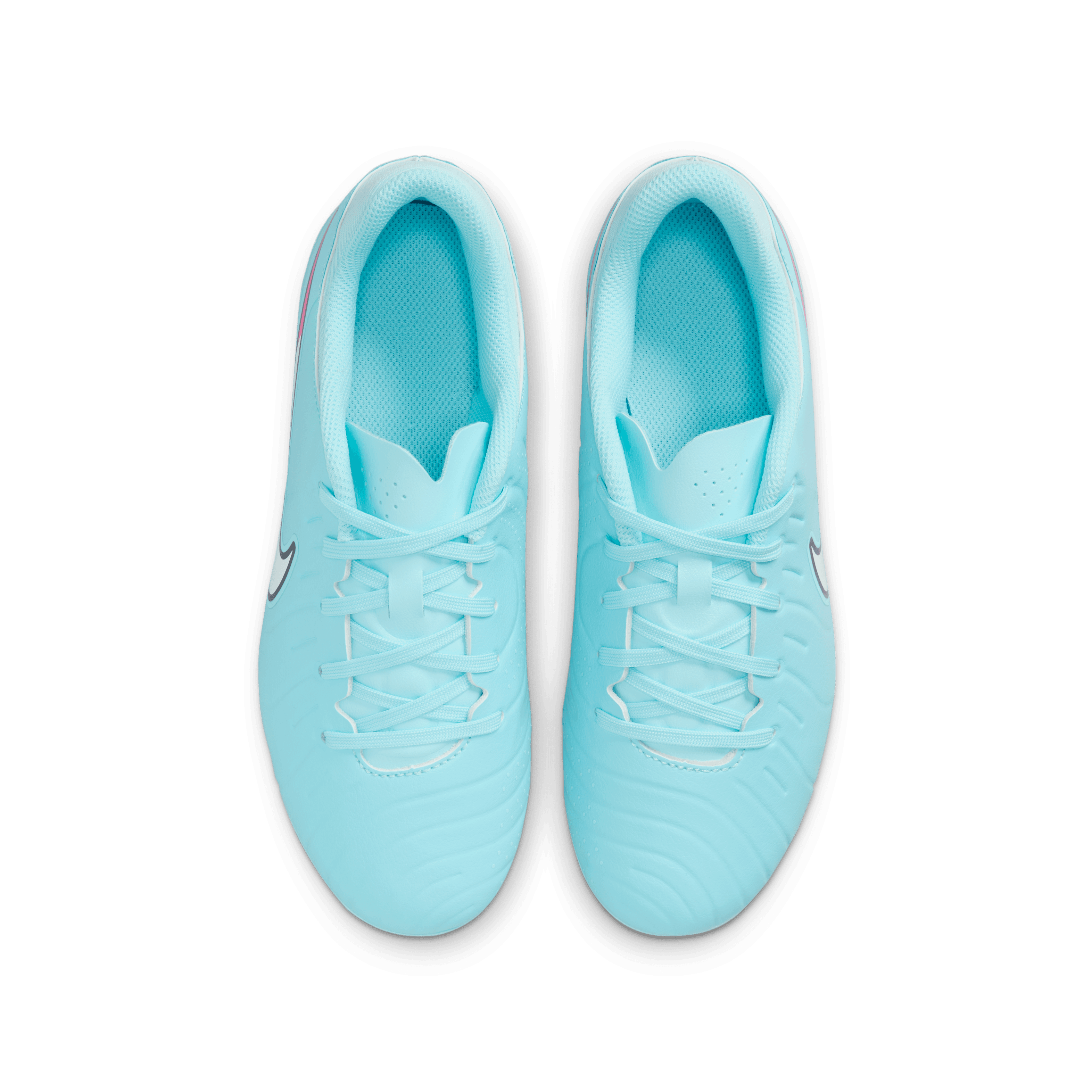 Nike Jr. Tiempo Legend 10 Academy FG/MG Soccer Cleats for Kids - Copa/White - Perfect for Grass and Artificial Turf Training & Matches