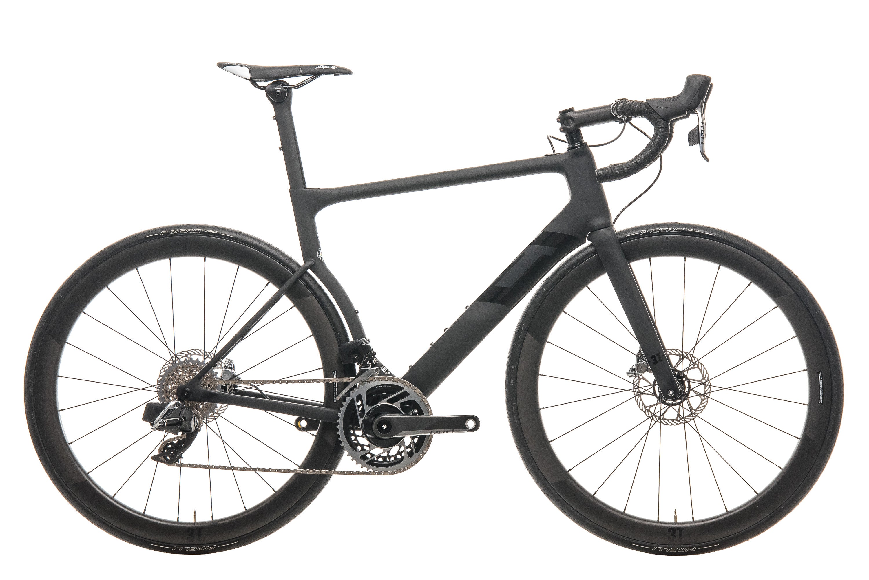 2020 3T Strada Due Team Stealth Red AXS eTap Road Bike - Large Size | High-Performance Carbon Frame for Racing & Endurance Training | Perfect for Competitive Cyclists & Long-Distance Rides