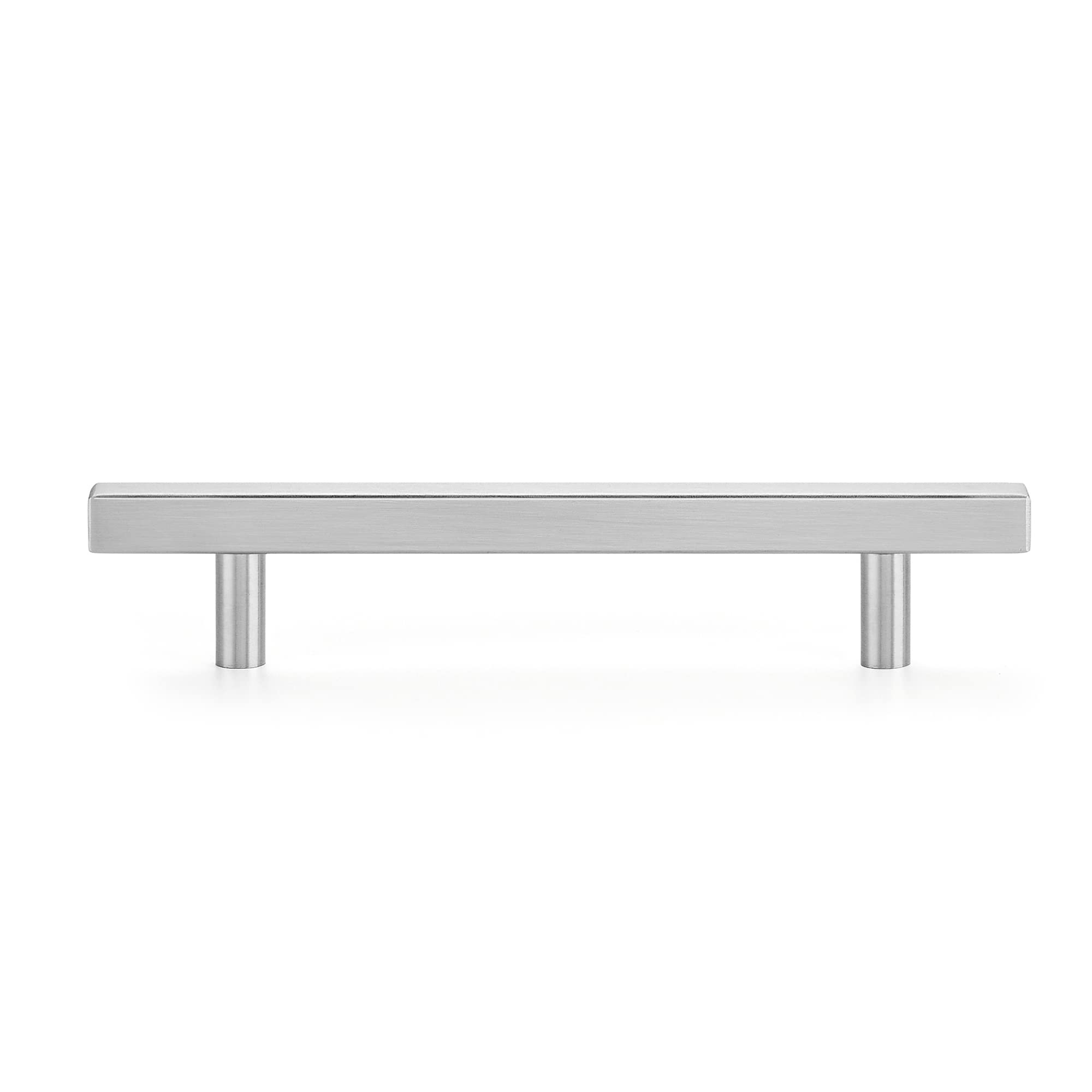 Ravinte 25-Pack 5 Inch Brushed Nickel Square Cabinet Pulls - Stainless Steel Kitchen Cabinet Handles & Drawer Pulls (7-3/8