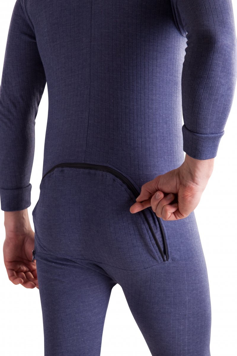 Octave 2-Pack Women's Thermal Underwear One-Piece Union Suit with Back Zipper - Winter Base Layer for Skiing, Hiking & Cold Weather Activities
