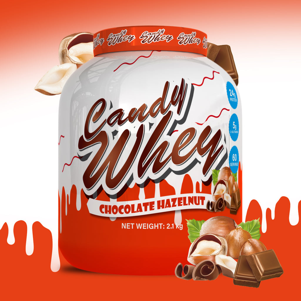 Premium Candy Whey Protein Powder 2.1kg (4.63 lbs) - Delicious Vanilla & Chocolate Flavors for Muscle Recovery & Post-Workout Shakes - Ideal for Gym, Fitness & Bodybuilding Enthusiasts