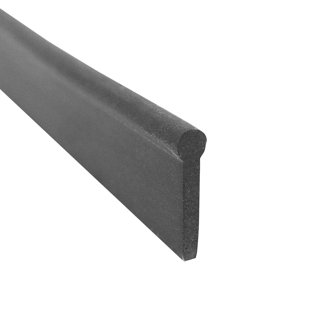 Black Diamond Round Top Squeegee Rubber - Heavy Duty Window Cleaning Tool for Cars, Homes & Offices - Streak-Free Glass Wiper for Shower Doors, Mirrors & Windows