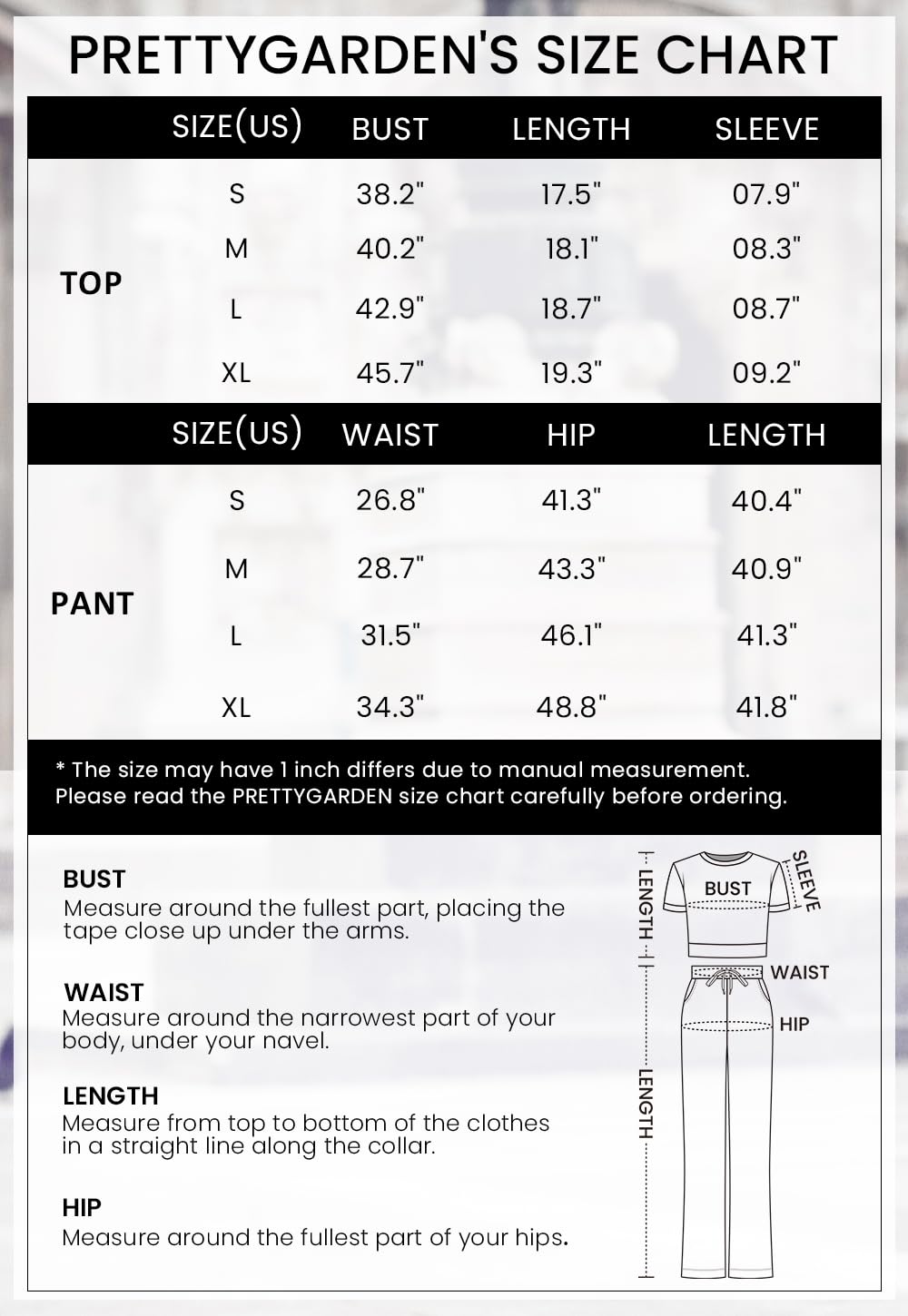 PRETTYGARDEN Women's Summer Two Piece Outfits - Twist Front Crop Top & Wide Leg Pants Lounge Set | Casual Streetwear & Vacation Matching Sets for Women | Perfect for Beach, Travel & Relaxing at Home