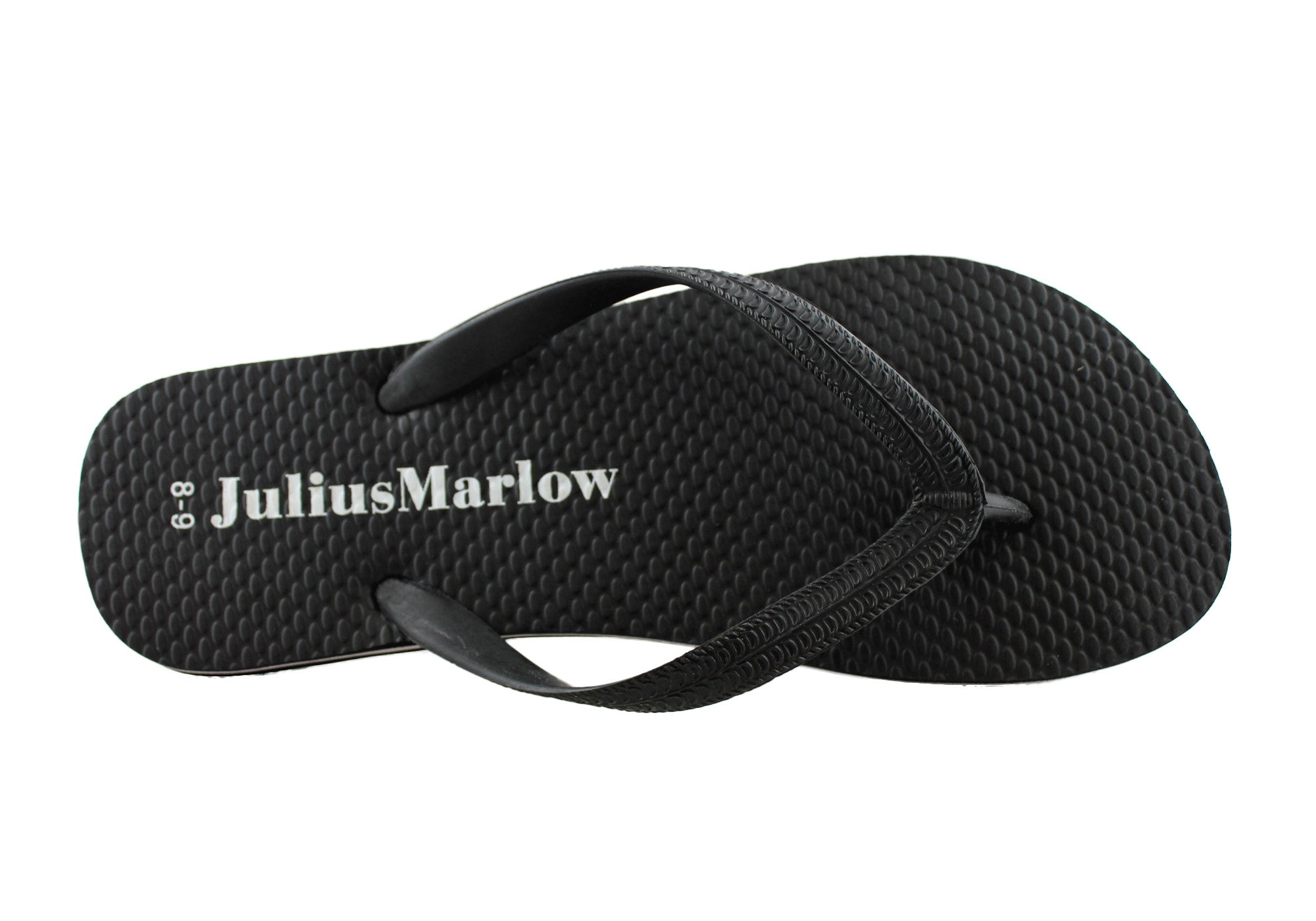 Julius Marlow Men's Rubber Thongs - Comfortable Flip Flops for Beach, Pool & Casual Wear | Slip-Resistant Outdoor Sandals