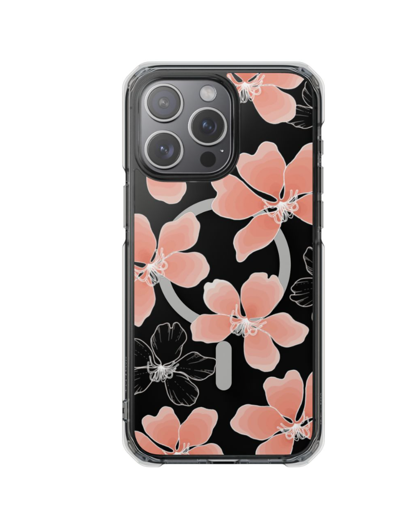 Hong Kong Orchid Clear Phone Case - Slim Protective Cover for iPhone & Samsung | Perfect for Everyday Use, Travel & Gifting
