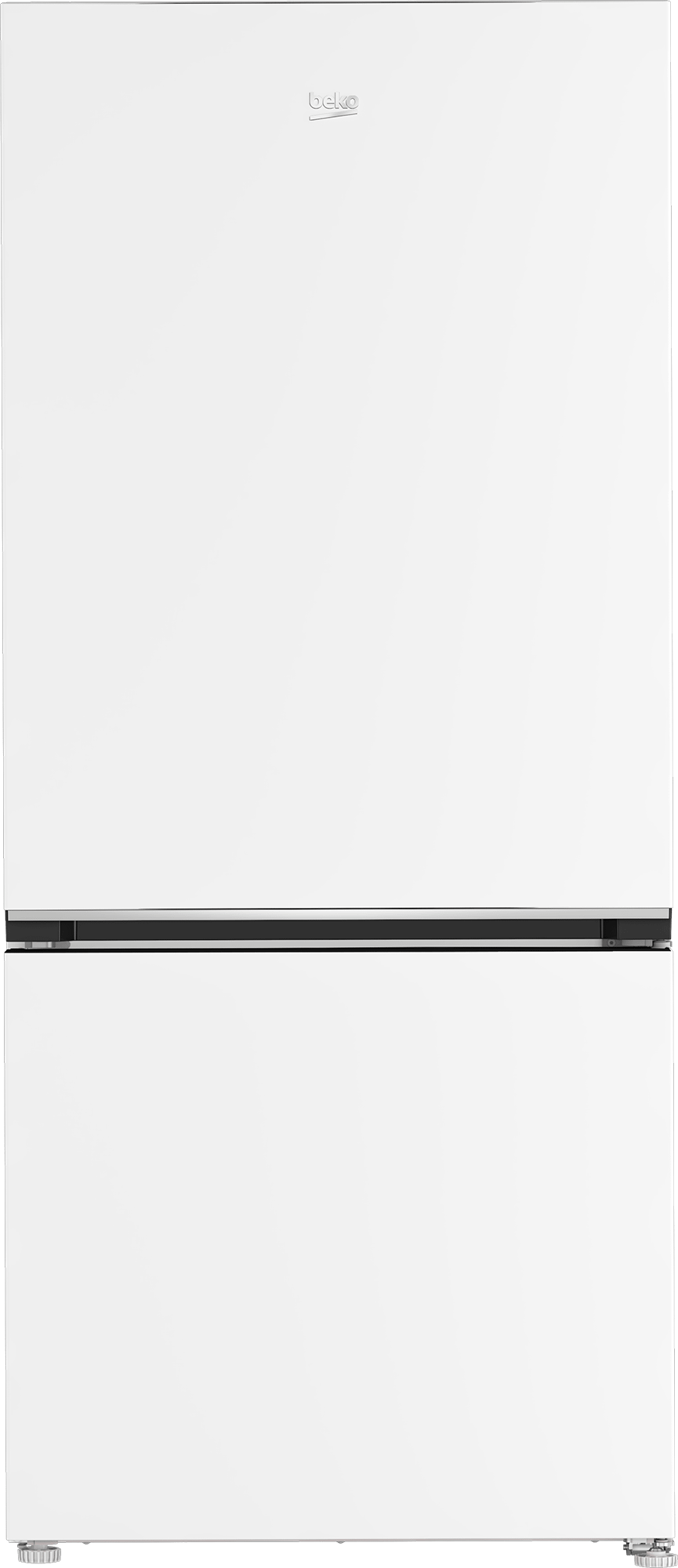 Beko BFBF30116WHIM 30 Inch Bottom Freezer Refrigerator - Energy Efficient Stainless Steel French Door Fridge for Kitchen, Home & Office Use