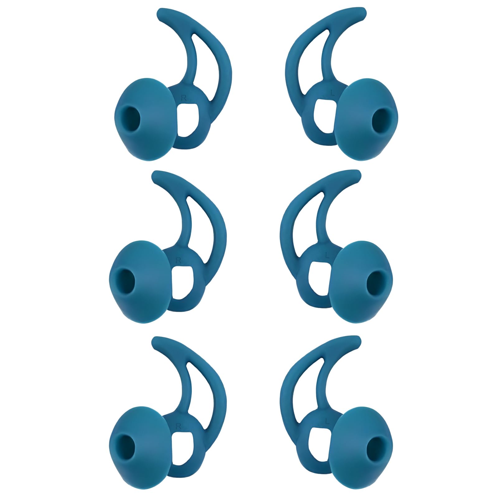 DMZHY 3 Pairs Replacement Earbud Tips - Compatible with Bose Sport & QuietComfort Earbuds II - Blue Small Size - Perfect for Workouts, Running & Noise Isolation