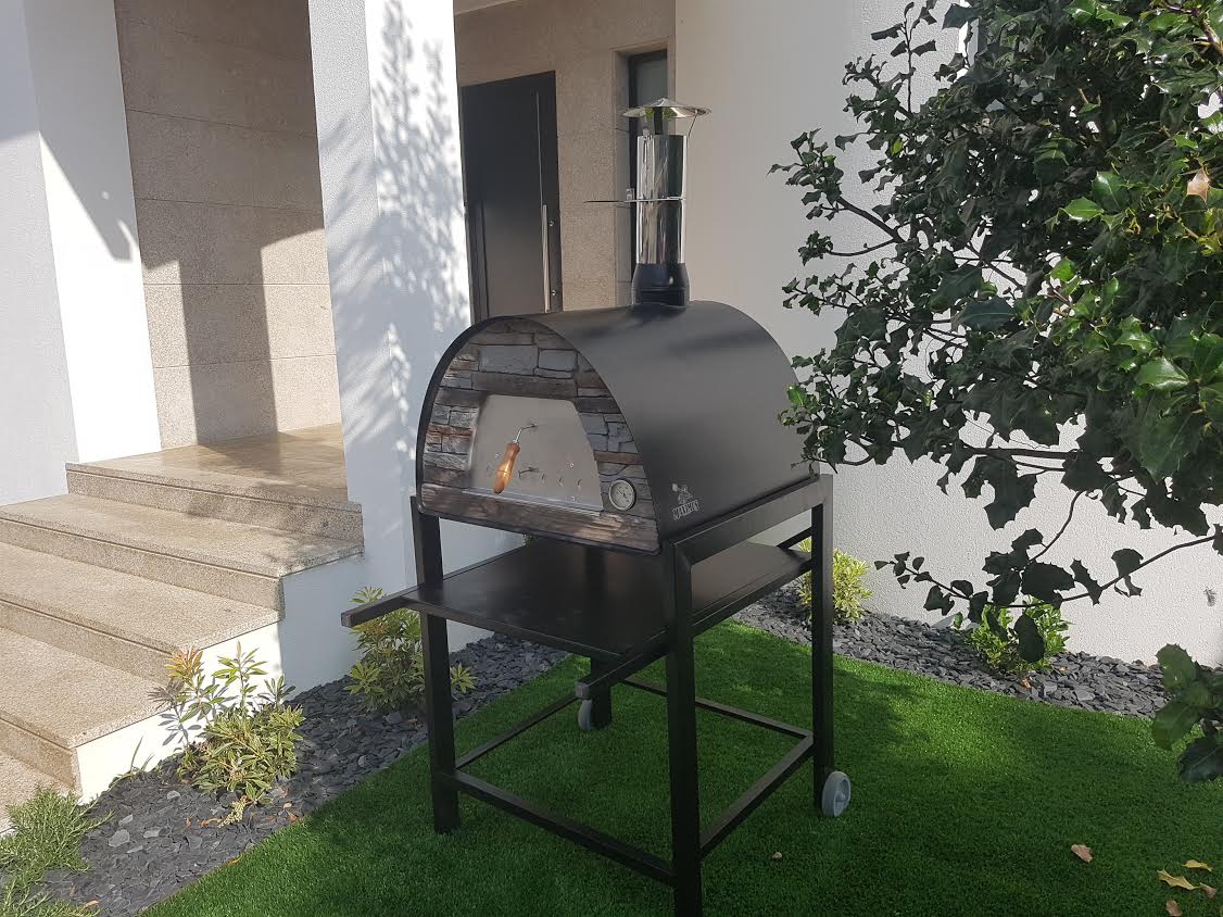 Maximus Mobile Pizza Oven - Portable Outdoor Pizza Maker for Camping, Backyard & Tailgating | Black | Best Seller | Perfect for Picnics, Parties & RV Trips