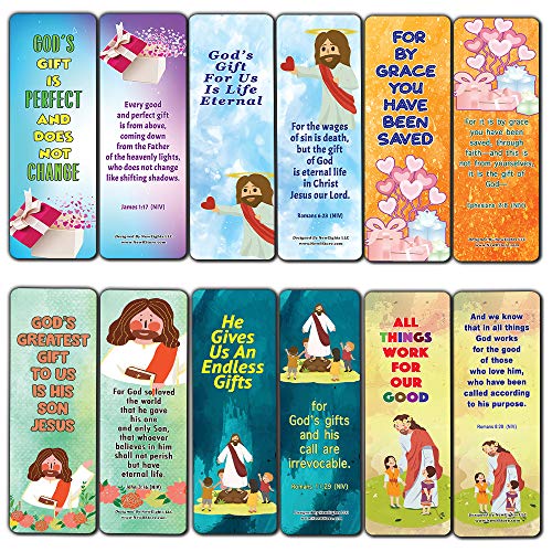 Bible Life Salvation Bookmarks Cards (12-pack)