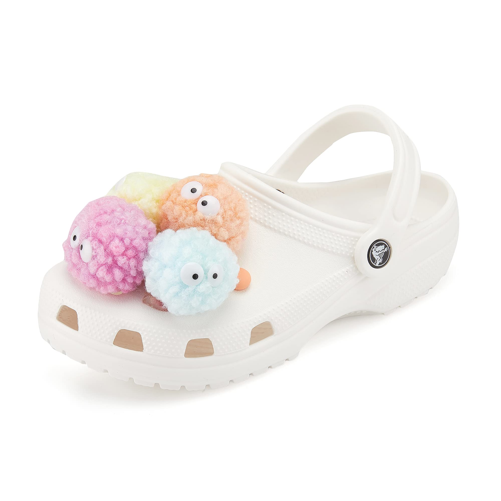 8 PCS Plush Shoe Charms - Cute Shoe & Bracelet Wristband Decorations for Girls, Boys, Adults & Kids - Perfect for Parties, Gifts & Fashion Accessories