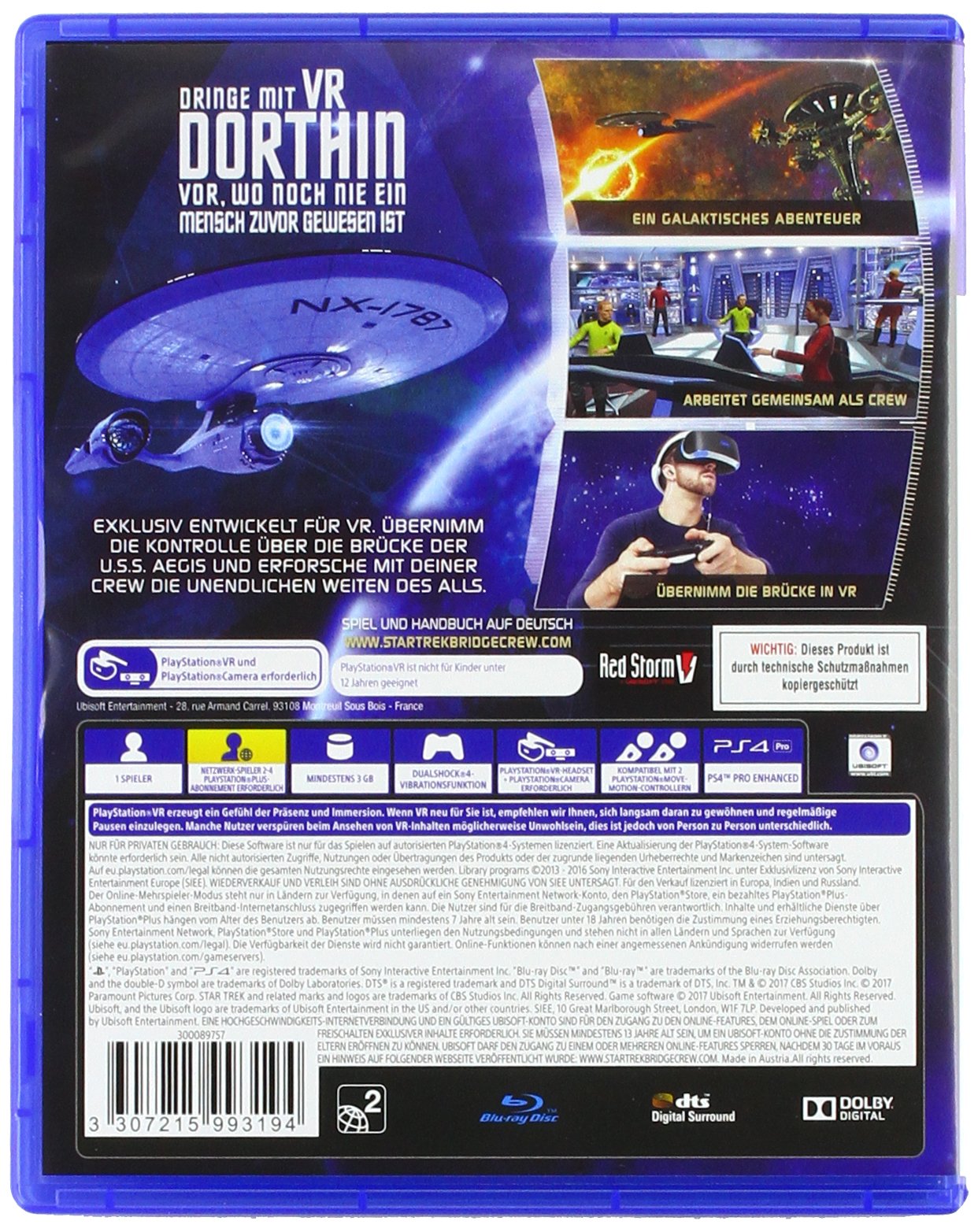Star Trek Bridge Crew VR Game for Playstation 4 PSVR - Immersive Space Adventure Simulation for Sci-Fi Fans & Multiplayer Gaming