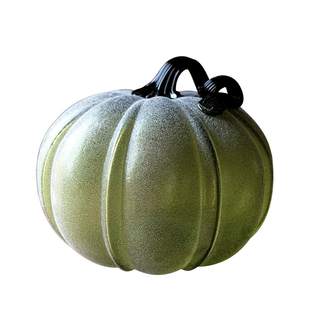 Handmade Glass Pumpkin Figurine - 9
