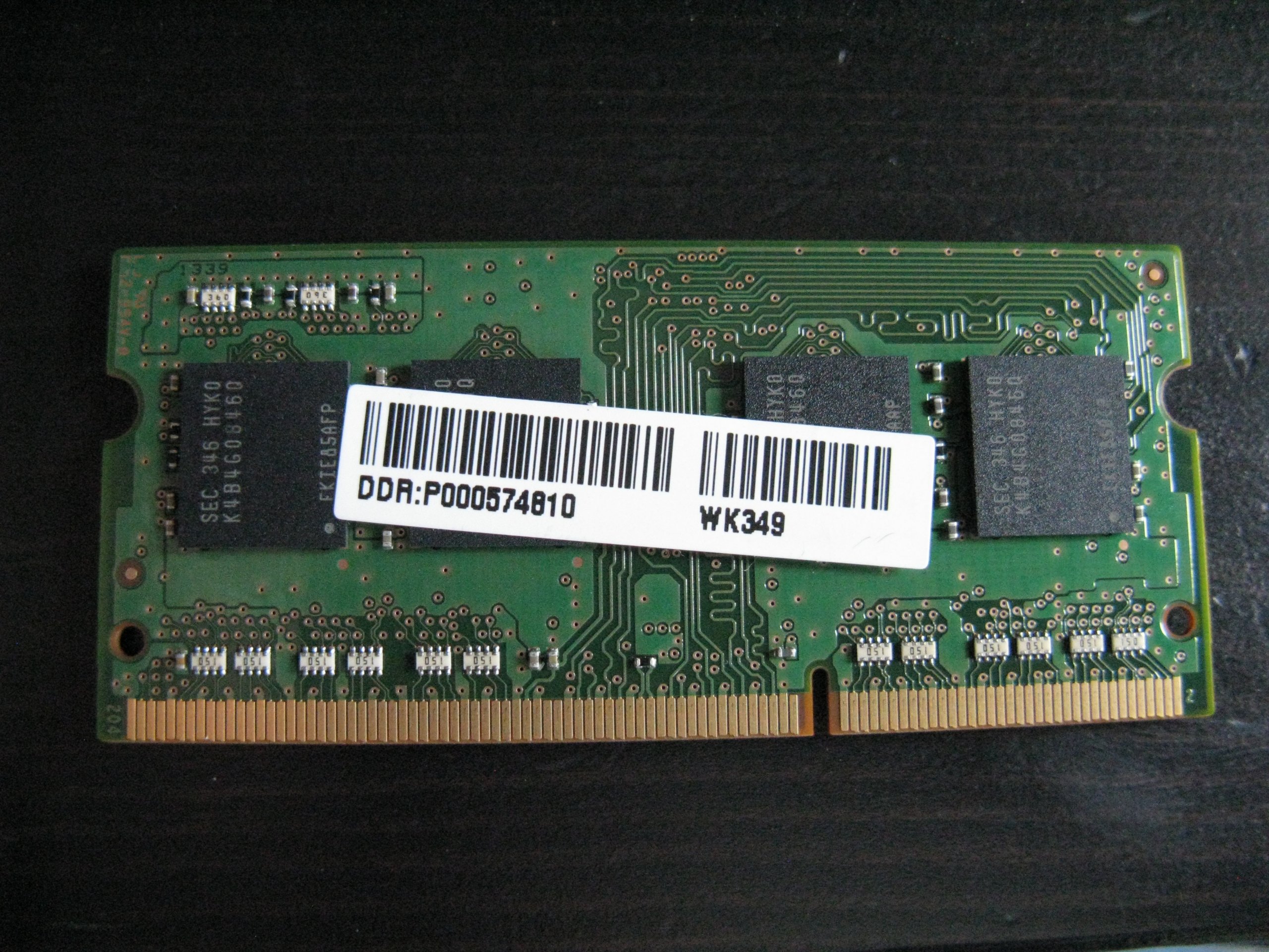 Toshiba 4GB DDR3L-1600MHz SODIMM Laptop RAM (1x4GB, PC3L-12800, PN: PA5104U-1M4G) - Upgrade Memory for Notebooks, Ultrabooks & Mini PCs - Boost Performance for Work, Gaming & Multitasking