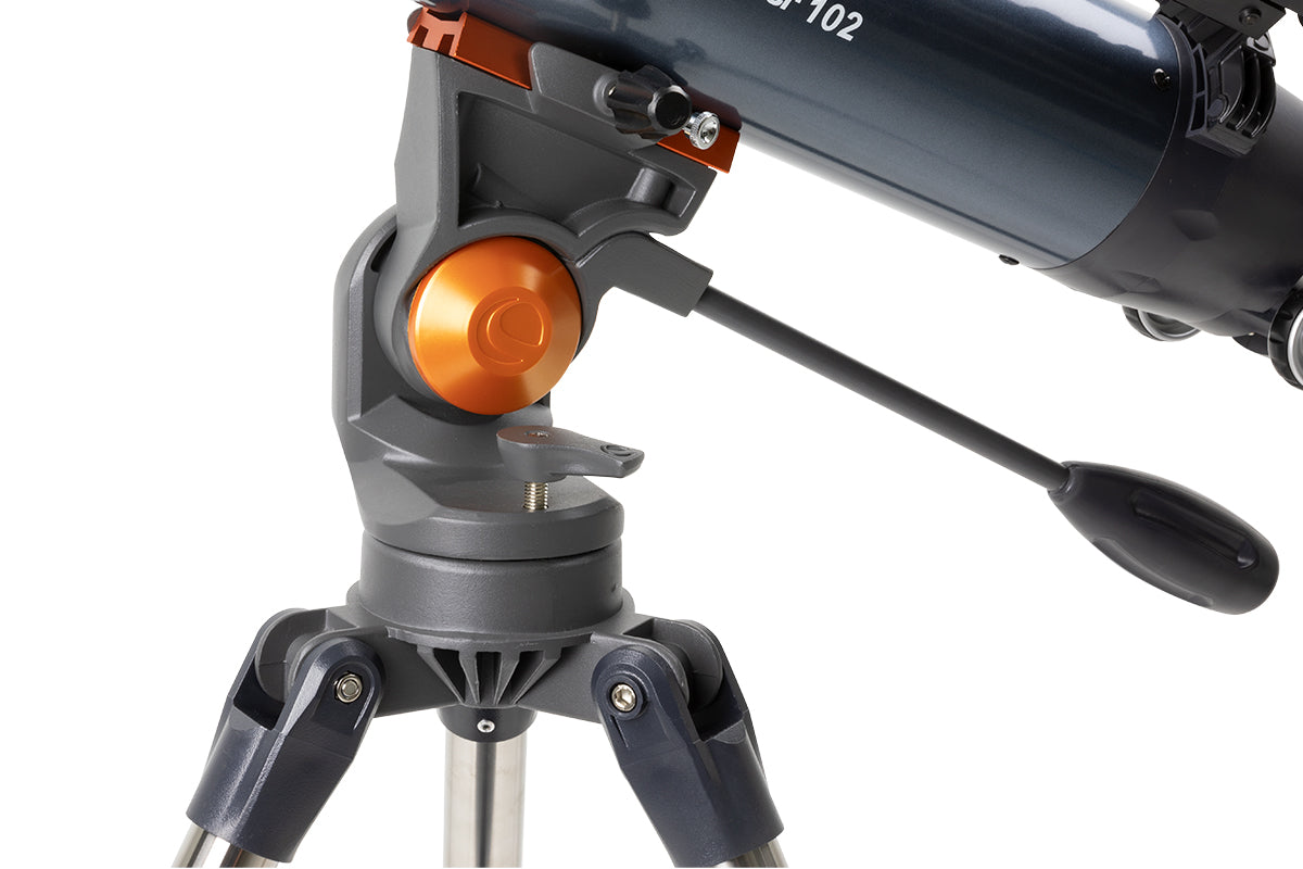 AstroMaster 102AZ Refractor Telescope for Adults & Beginners - Portable Astronomy Telescope with Tripod for Stargazing, Moon & Planet Viewing - Perfect for Backyard, Camping & Outdoor Night Sky Observation