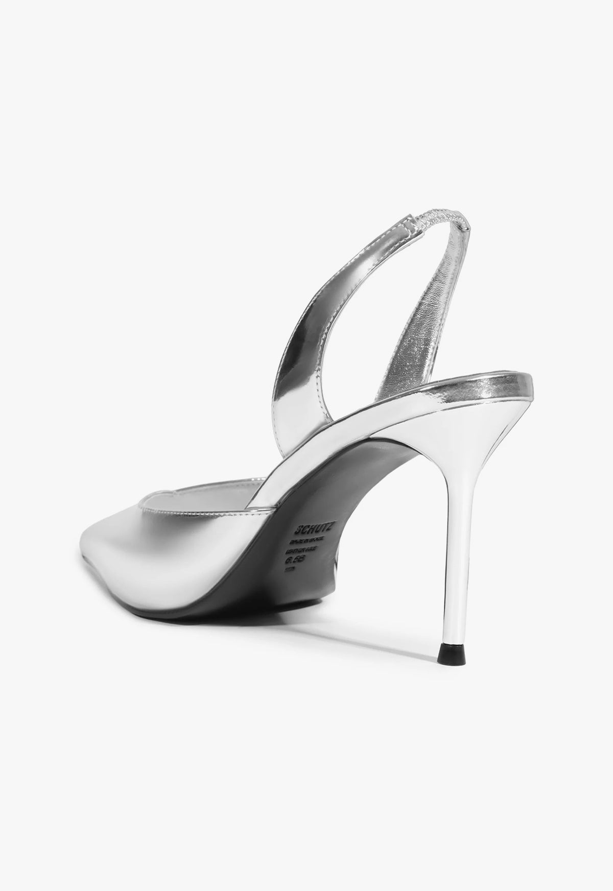 Lexi Sling Specchio Leather Pump - Women's Fashion High Heel Shoes for Party & Evening Wear | Comfortable & Stylish Italian Leather Pumps for Weddings, Date Nights & Special Occasions