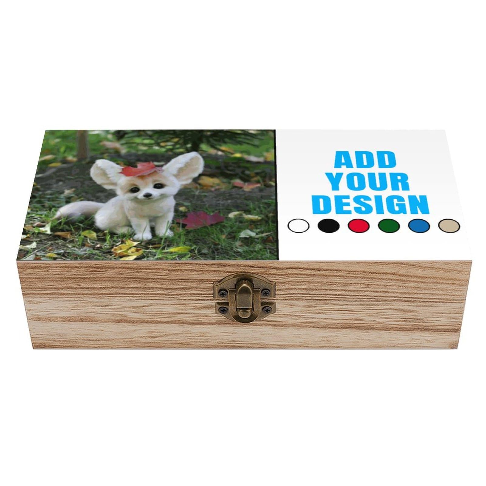 Personalized Wooden Storage Box - Custom Engraved Keepsake Box with Lockable Lid for Jewelry, Photos & Memorabilia | Perfect for Home Decor, Wedding Gifts & Craft Organization