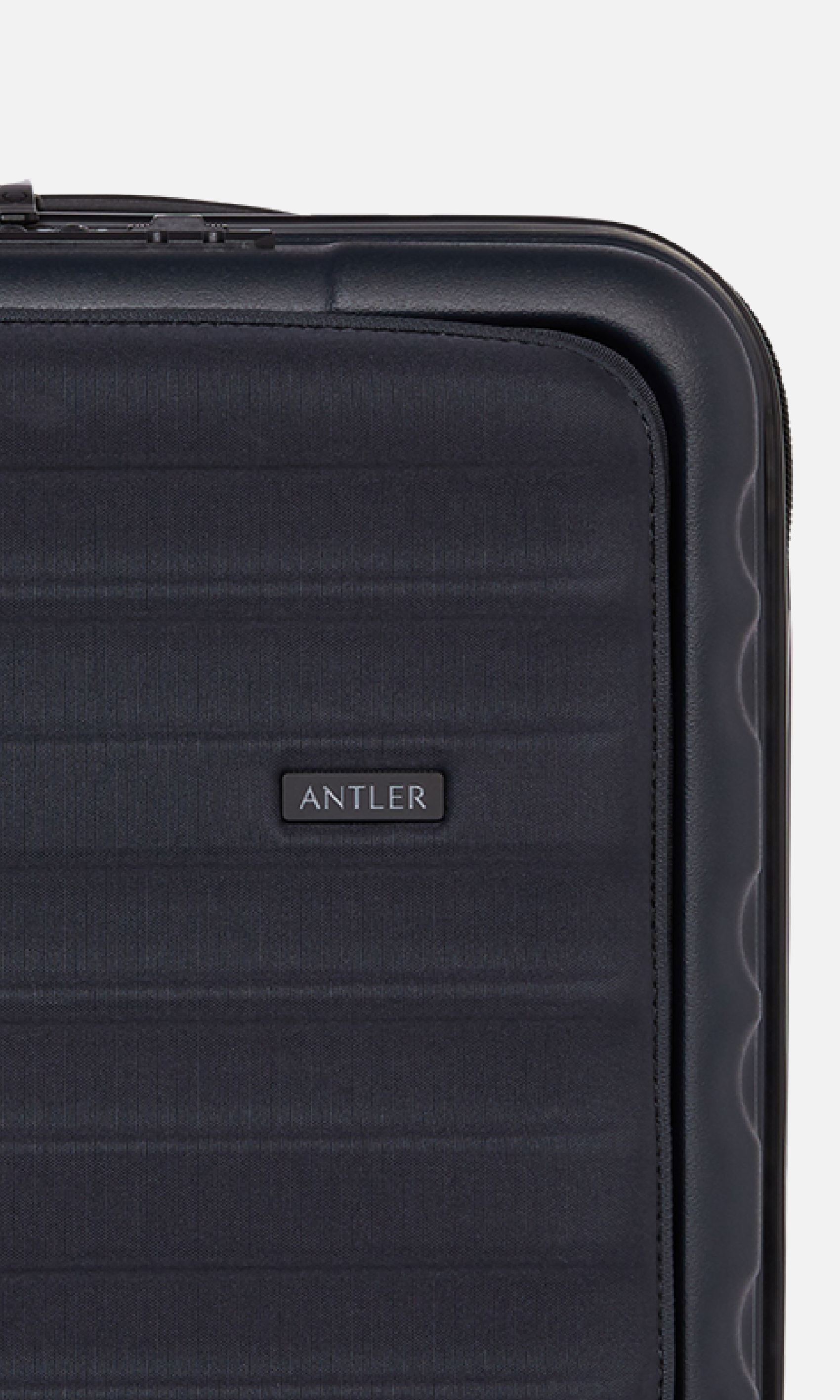 Clifton Carry On Luggage with Front Pocket - Navy Blue Travel Suitcase for Business Trips & Weekend Getaways