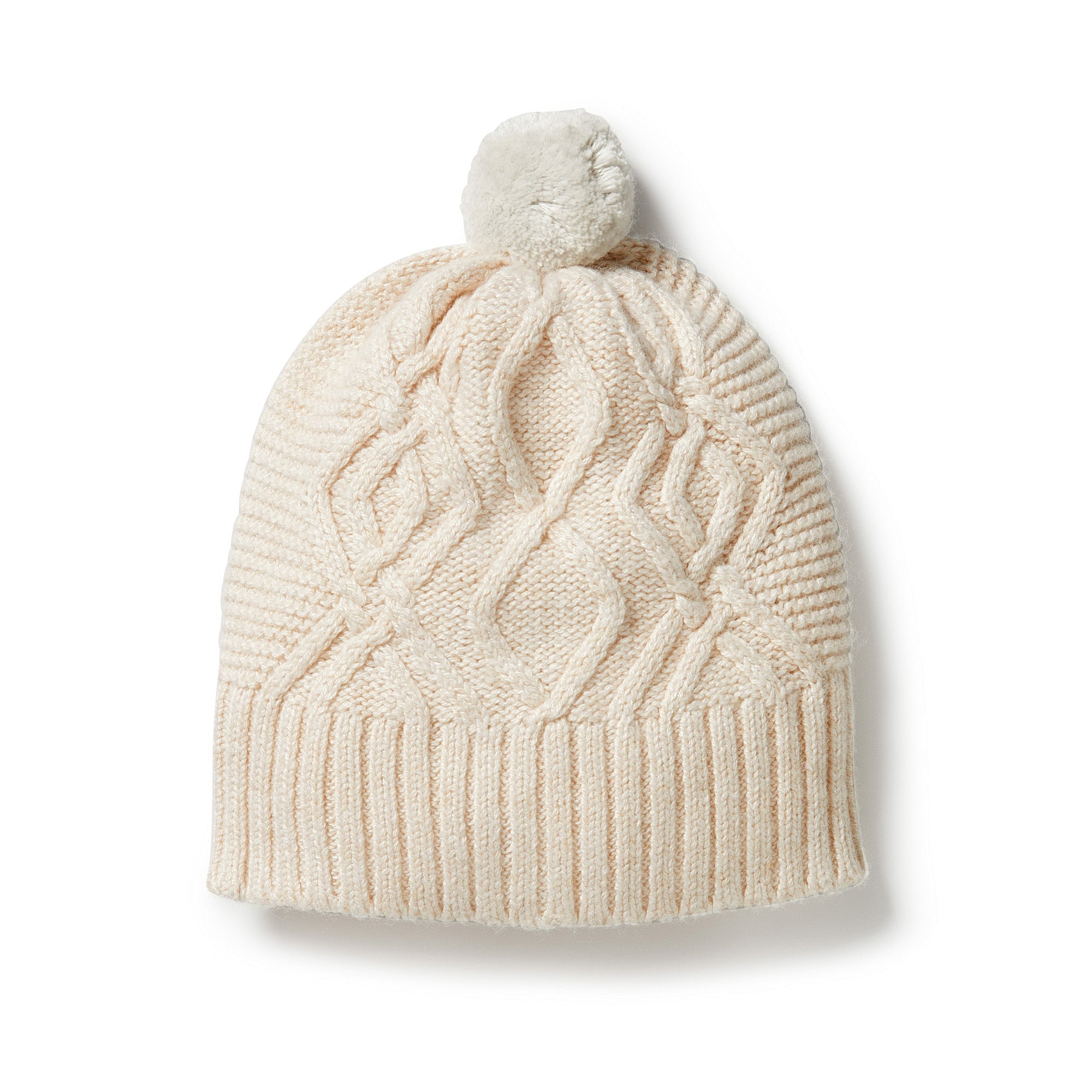 Warm Knitted Cable Hat for Women & Men - Soft Winter Beanie with Classic Cable Design - Perfect for Skiing, Hiking & Cold Weather