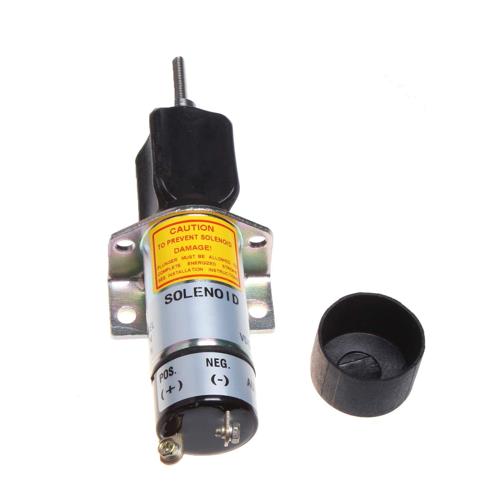 FridayParts 12V Stop Solenoid 1504-12C2U1B1S1 Compatible with Kubota DF-750 Choke Solenoid - Replacement for Synchro Start Systems | Perfect for Tractor, Generator & Heavy Equipment Engine Repair